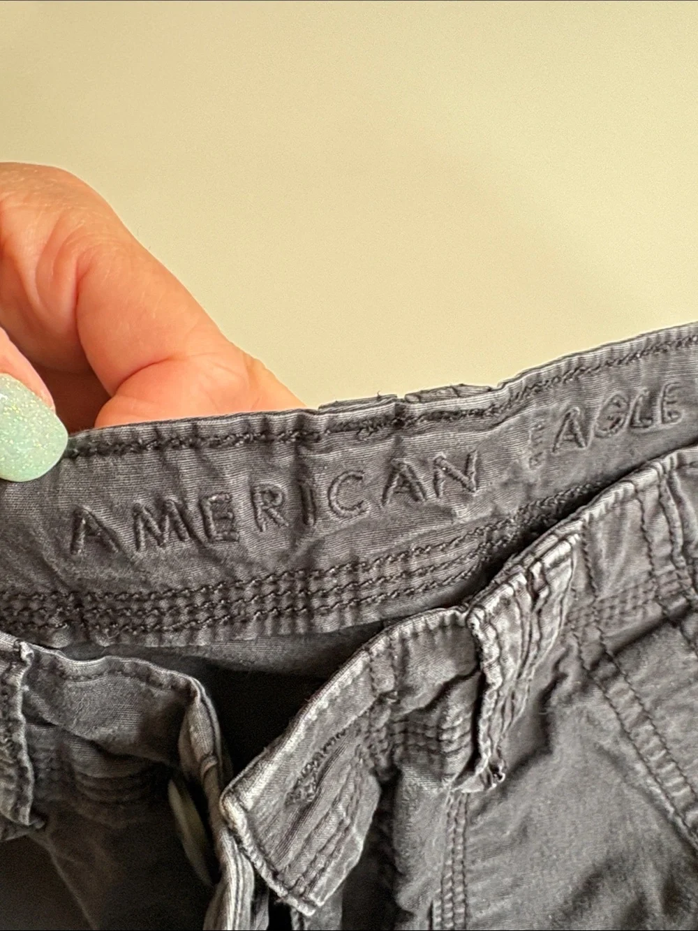 American Eagle Women’s Cargo Pants in black size 0- Practical Everyday Wear